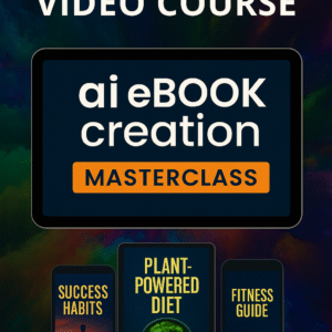 AI-Powered eBook Mastery – Complete Video Course to Create & Launch Your Own eBook Fast