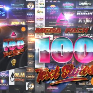 The Complete 100 Photoshop Text & Style FX Toolkit