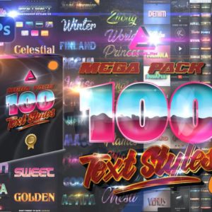 The Complete 100 Photoshop Text & Style FX Toolkit