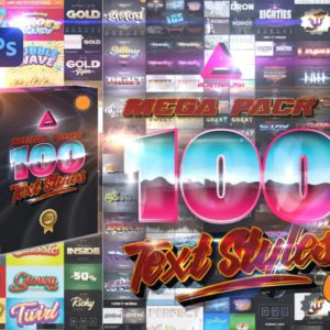 The Complete 100 Photoshop Text & Style FX Toolkit