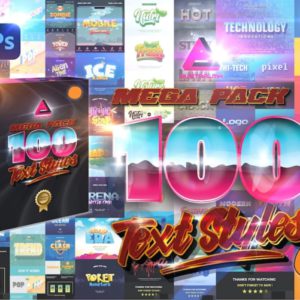 The Complete 100 Photoshop Text & Style FX Toolkit