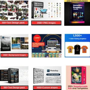 700GB+ Creative Assets Pack for Designers