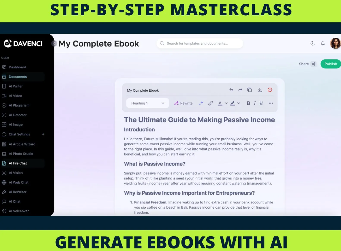 AI-Powered eBook Mastery – Complete Video Course to Create & Launch Your Own eBook Fast - Image 4