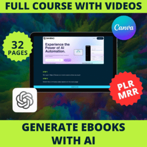 AI-Powered eBook Mastery – Complete Video Course to Create & Launch Your Own eBook Fast