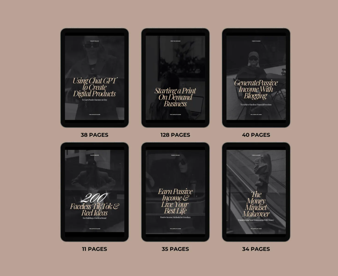 The Ultimate Passive Income Library | Digital eBook Bundle with Full MRR Rights - Image 8