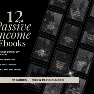 The Ultimate Passive Income Library | Digital eBook Bundle with Full MRR Rights