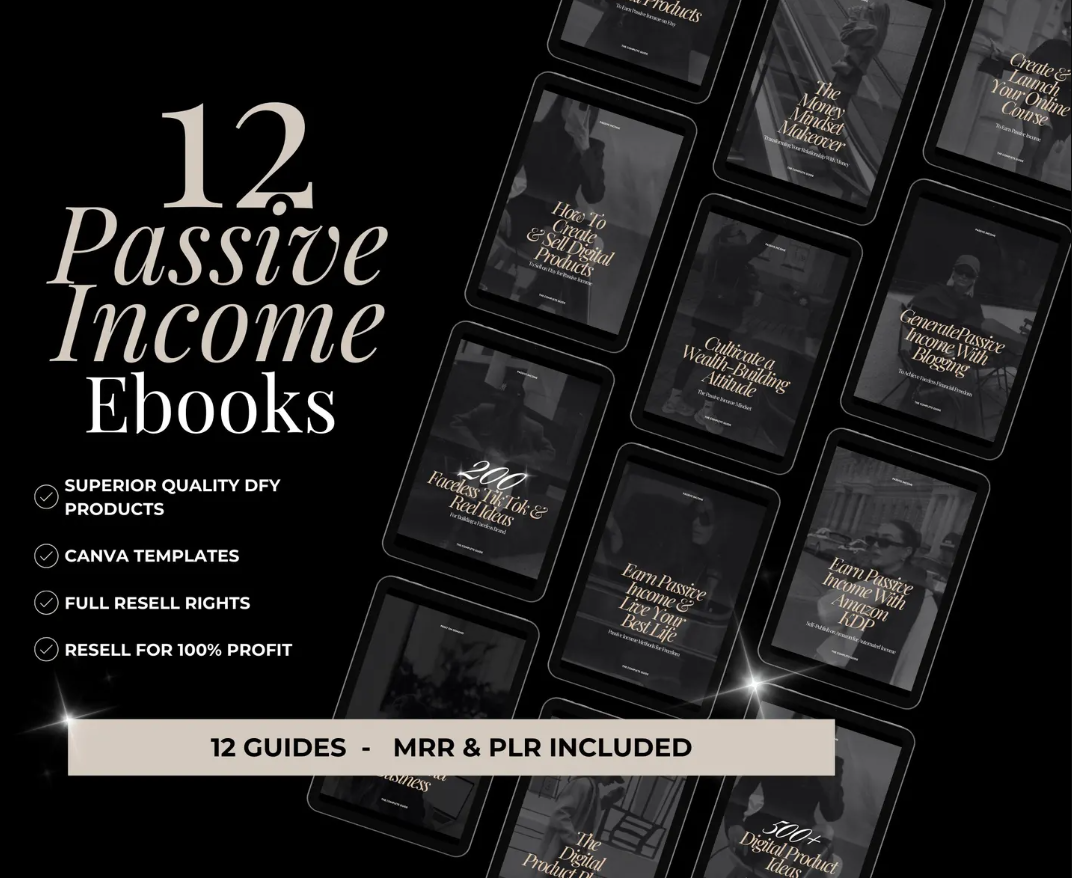 The Ultimate Passive Income Library | Digital eBook Bundle with Full MRR Rights - Image 9