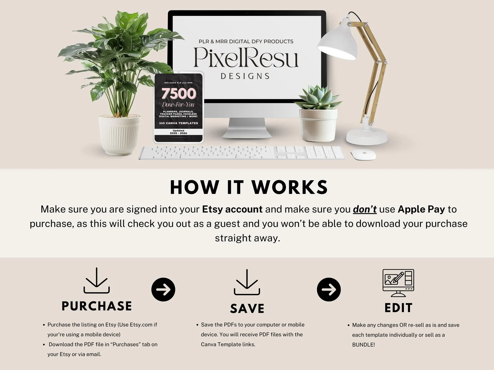 7500+ Ready-to-Use Canva Templates | DFY Digital Bundle 2025-2026 | PLR & MRR Resell Rights - Image 6