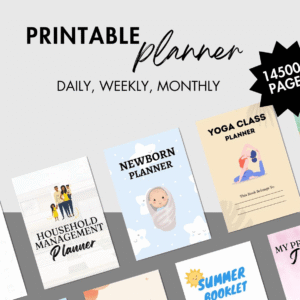 15,000+ Pages PLR Canva Template Mega Bundle | 200 Editable Planners & Templates