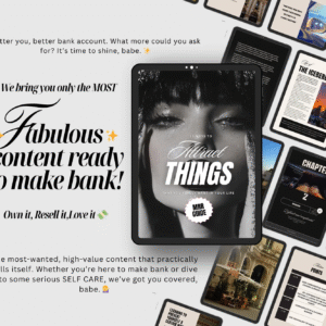 5 Done-for-You PLR Guides | MRR Glow Up Bundle | Self-Improvement, Personal Growth