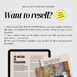 5 Done-for-You PLR Guides | MRR Glow Up Bundle | Self-Improvement, Personal Growth