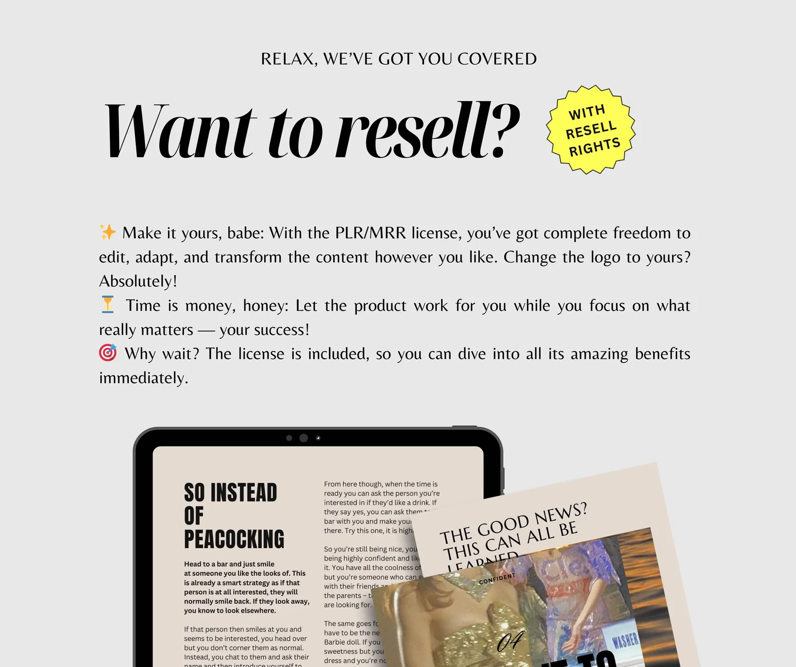 5 Done-for-You PLR Guides | MRR Glow Up Bundle | Self-Improvement, Personal Growth - Image 7