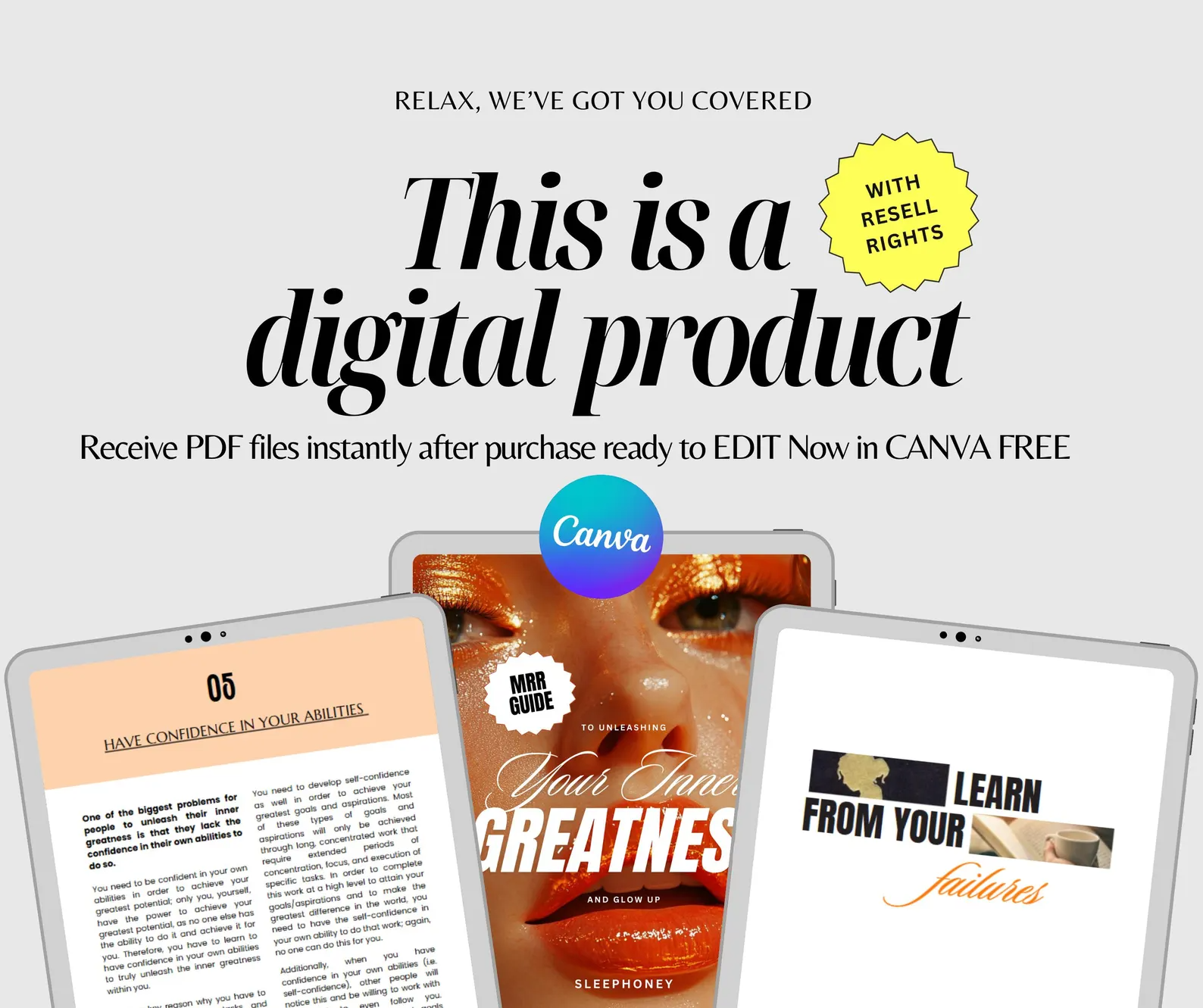 5 Done-for-You PLR Guides | MRR Glow Up Bundle | Self-Improvement, Personal Growth - Image 8