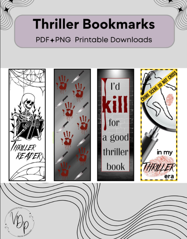 Mind-Bending Thriller Bookmarks | Perfect for Mystery Readers - Image 2