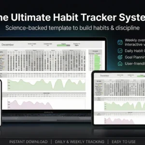 Complete Planner, Habit, Task & Finance Tracker Bundle