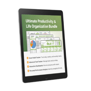 Complete Planner, Habit, Task & Finance Tracker Bundle